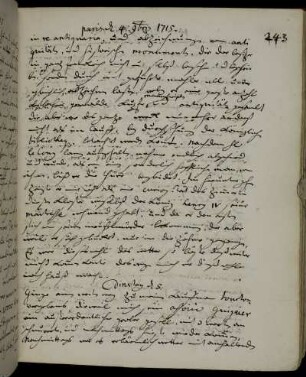 Paris 5. - 14. November 1715
