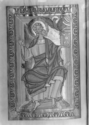 Evangeliar der Judith von Flandern — Der Evangelist Johannes, Folio 71verso