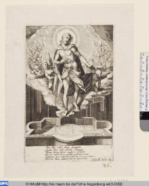 Christus aus den Wundmalen blutend