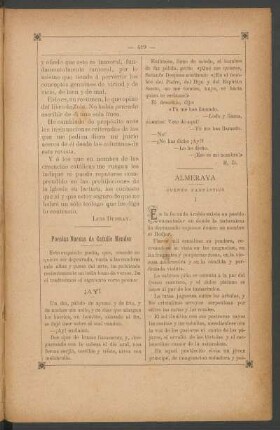 Almeraya : Cuento fantástico