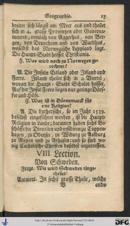 VIII. Von Schweden; Von Moscau; Von Polen; Von Ungarn; Von Böhmen.