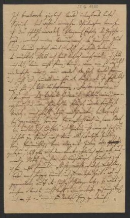 Brief an Gottfried Weber : o.D. [mutmaßlich nach 27.2. oder vor 20.06. 1811.]