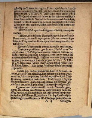 Refvtatio Vanissimi Adiaphoristarum Commenti de Logo, Verbo