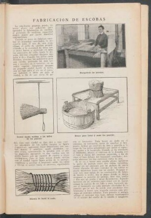 Fabricación de escobas