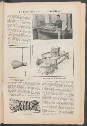 Fabricación de escobas
