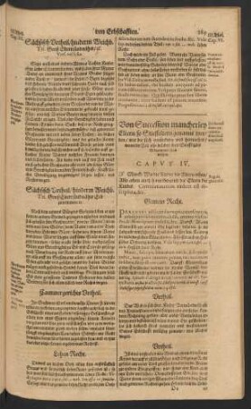 Von Succession mancherley Eltern/ so Stieffeltern genannt werden/ ... Caput IV.