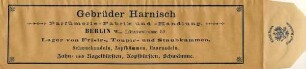 GEBRÜDER HARNISCH - KAMMTASCHE aus PAPIER