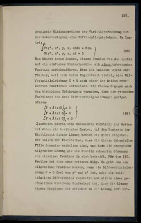 Die früheren Probleme werden als Spezialfälle erwiesen