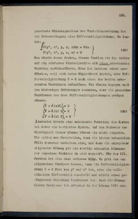 Die früheren Probleme werden als Spezialfälle erwiesen