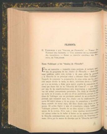 Filosofía