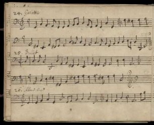 Gavotte. Ballet. Abendlied