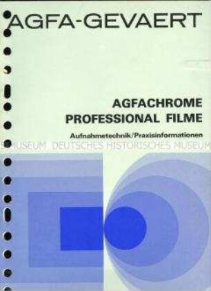 Informationsbroschüre zu Agfafilmen