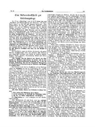 Eine Rektorendenkschrift zur Besoldungsfrage