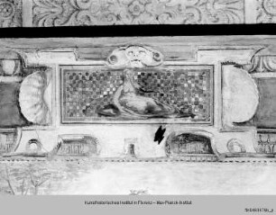 Allegorie der Zeit mit Jahreszeiten und Tageszeiten, Genreszenen und Landschaftsdarstellungen : Deckenfresken der Sala Terrena
