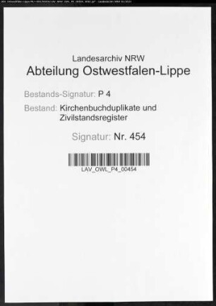 Kirchenbuchduplikate der evangelischen Gemeinde (GHT 1838-1851). (Gemeinde: Arnsberg, Evangelische Gemeinde)