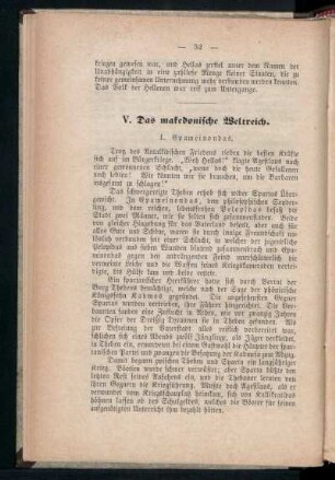 V. Das makedonische Weltreich