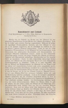 Haussklaverei und Loskauf