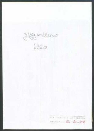 Guggenheimer [& ] und Brunhild [& ], Memmingen, an Wichert