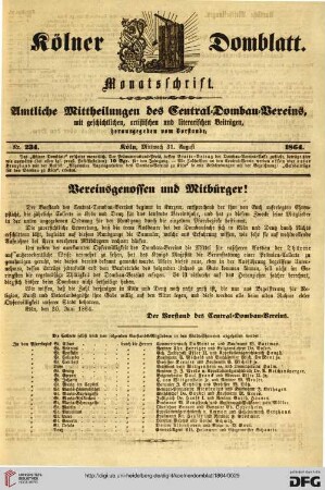 Nr. 234 (31.08.1864)