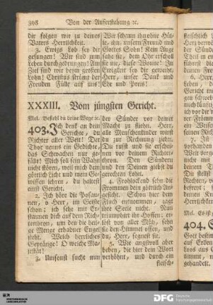 XXXIII. Vom jüngsten Gericht.