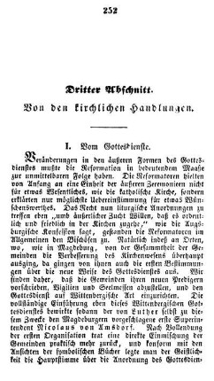 Dritter Abschnitt. Von den kirchlichen Handlungen.