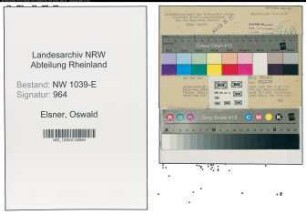 Entnazifizierung Oswald Elsner , geb. 00.00.0000 ()