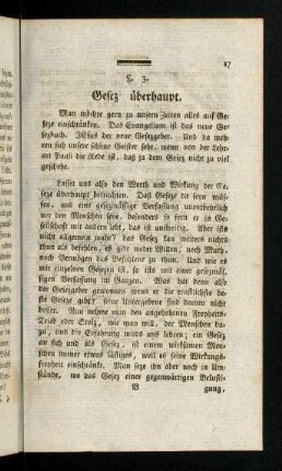17-18, §. 3. Gesez überhaupt.