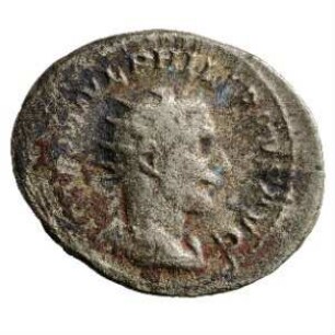 Münze, Antoninian, 244 - 247 n. Chr.