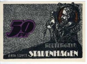 Geldschein / Notgeld, 50 Pfennig, 1921