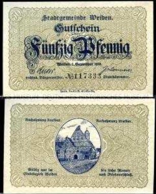 Weiden 50 Pfennig