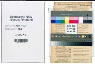 Entnazifizierung Kurt Greef , geb. 21.05.1887 (Fabrikant)