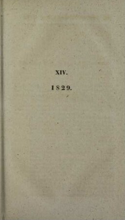 XIV. 1829.