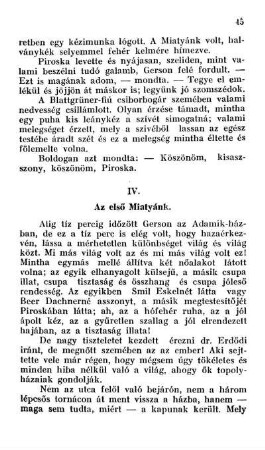 IV. Az első Miatyánk.