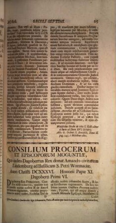 Concilia Germaniæ, 1