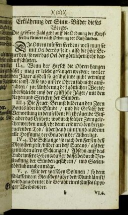 Erklährung der Sinn-Bilder dieses Wercks.