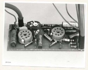 Markengeber FSK2, Bauelementeseite ohne Röhren, Foto 1959