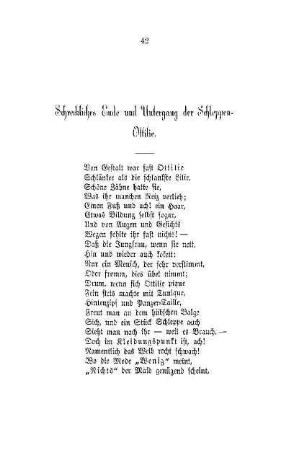 Schreckliches Ende und Untergang der Schleppen-Ottilie