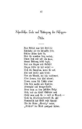 Schreckliches Ende und Untergang der Schleppen-Ottilie