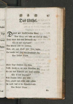 Das Urthel.