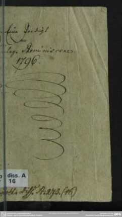 Eine Predigt, gehalten am Sonntage Reminiscere 1796. : Zum Besten der Armen