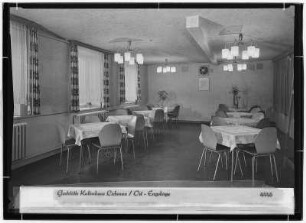 Gaststätte Kulturhaus Liebenau. Klubraum
