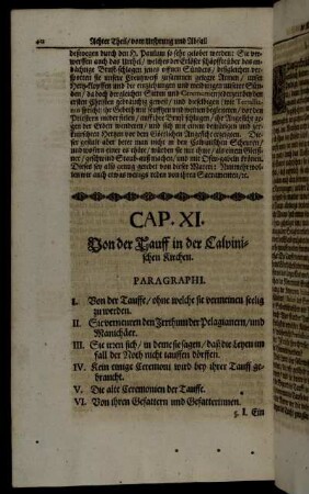 Cap. XI. - Cap. XVII.