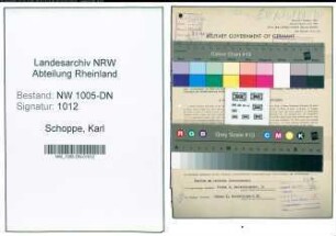 Entnazifizierung Karl Schoppe , geb. 03.11.1907 (Autoklempner)