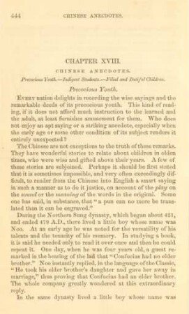 Chapter XVIII. Chinese anecdotes
