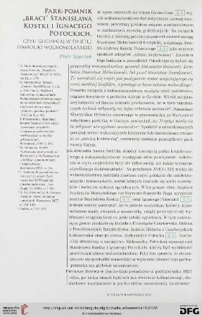 19: Park-pomnik „braci” Stanisława Kostki i Ignacego Potockich, czyli Gucin-Gaj w świetle symboliki wolnomularskiej
