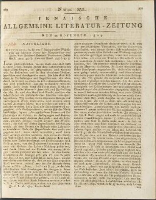 Num. 281. Den 23 November 1804