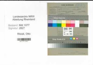 Entnazifizierung Otto Ritzek , geb. 00.00.0000 (Polizist)