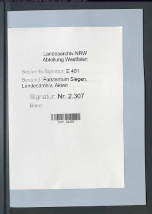 Forstregister über die Einnahmen und Ausgaben der Ämter Hilchenbach, Freudenberg sowie Ferndorf und Krombach