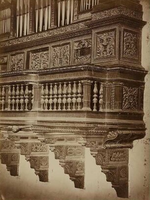 Der Orgellettner in S. Maria della Scala in Siena