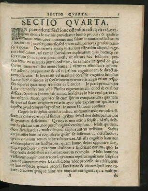 Sectio Quarta.
